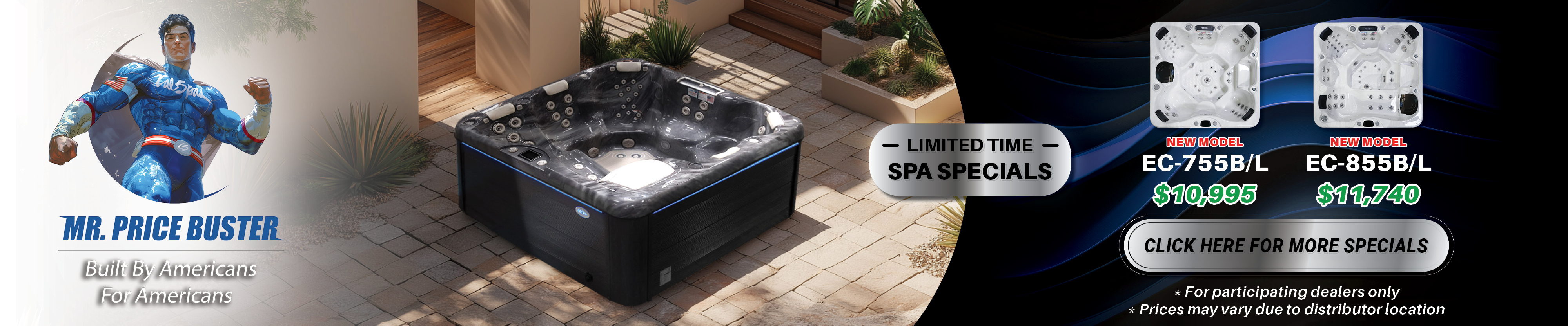 Calspas hot tub being used in a family setting - Durham